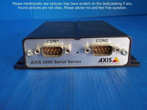 AXIS 2490 Serial Server without Power adapter&amp; software, sn:91B New without box.