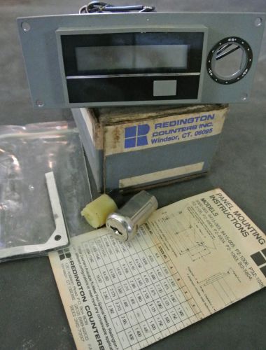 Redington counter 9415-005 totalizer panel mount push button reset 6-240v $346! for sale