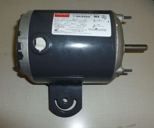 Direct drive fan motor 1/4 hp 1725 rpm 115 volts 60 hz 4.3 amps ball brg for sale