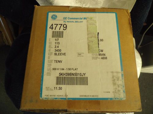 Ge commercial motors regal beloit 5kh39bn5010jy 1/17hp ac motor for sale