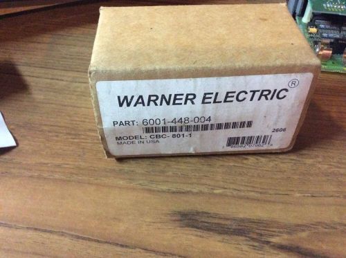 Warner Electric 6001-448-004 / CBC-801-1  NEW NIB