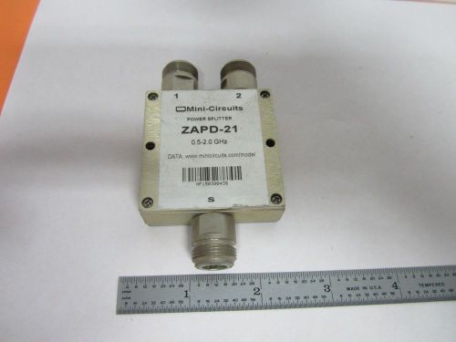 MINI CIRCUITS ZAPD-21 N CONNECTOR 2 GHz RF MICROWAVE FREQUENCY AS IS BIN#K7-09
