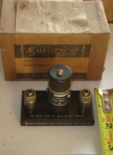 Shallcross No. 805 100 ohm Standard