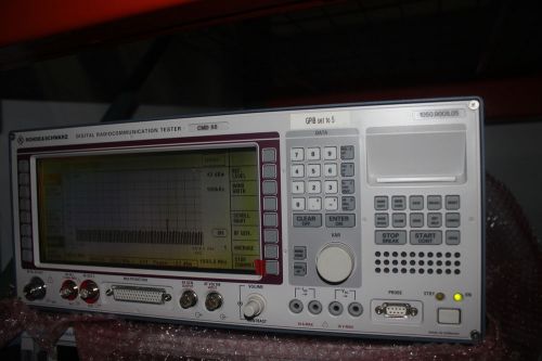 Rohde schwarz cmd55 cmd-55 radio communications tester / 1050.9008.05 options nr for sale