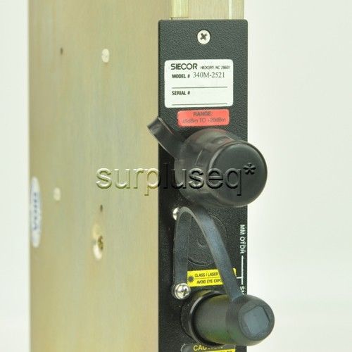 Siecor 340m-2521 otdr module fits cma4000, sm 1310/1550nm, pm and vfl for sale