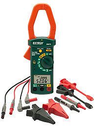 Extech 380976-K Single Phase/Three Phase 1000A AC Power Clamp Meter Kit