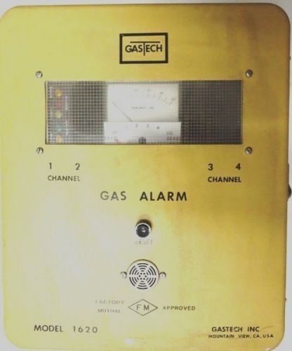 GASTECH 1620 COMBUSTIBLE GAS ALARM SYSTEM 115V/ 60HZ/ AT .2 AMP Fast Shipping!