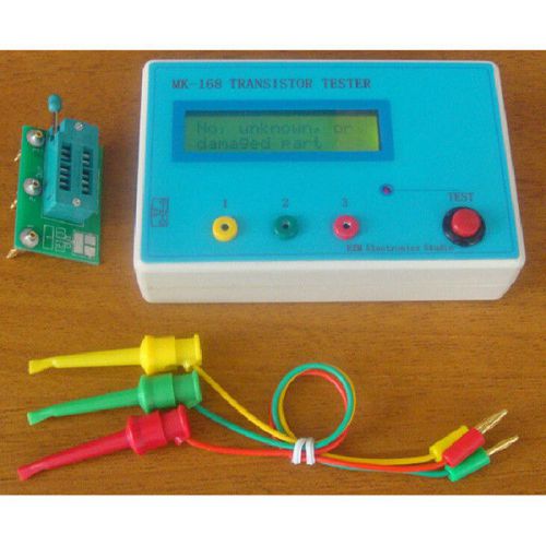 Digital mos transistor tester lcr esr meter pnp npn capacitor ohm inductor lcd for sale