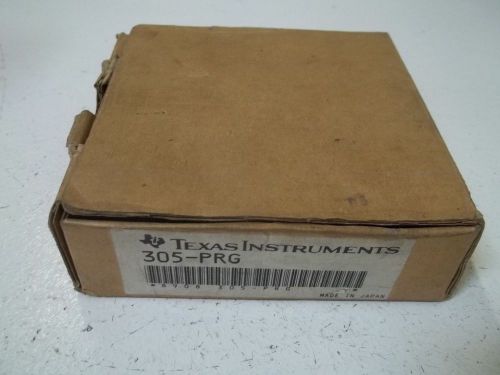 TEXAS INSTRUMENTS 305-PRG PROGRAMMER MODULE WITH KEYS  *USED*