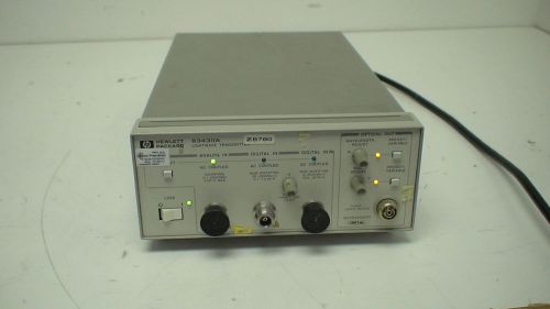 Hp 83430a 52, 155, 622 and 2488 mb/s rates 1550 nm lightwave transmitter/ source for sale