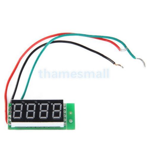 Dc digital panel volt meter voltmeter 0-33v blue led for sale