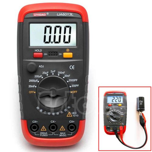 New ua6013l digital auto range capacitor capacitance tester meter for sale