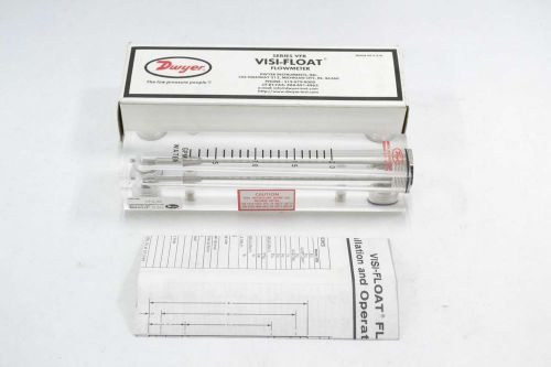 New dwyer vfb-85 visi-float npt water 1/4 in 0.5-2.0gpm flowmeter b363162 for sale