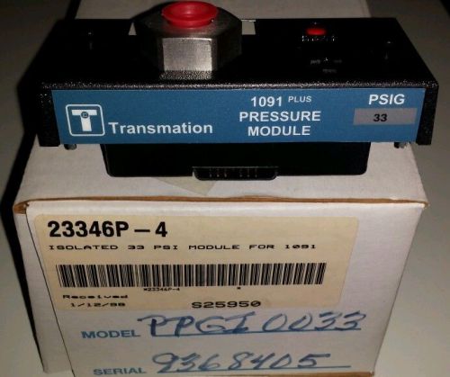 NEW! Transmation PPGI0033/ 33PSIG, ISOLATED MODULE
