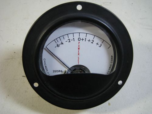 Sun Electric Corp. audio level meter gauge