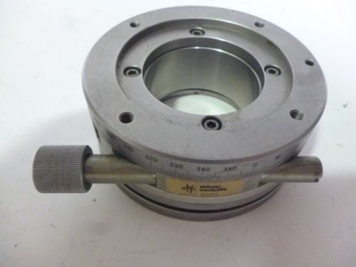 Newport microcontrole micrometer rotating stage, 3” diameter.      l458 for sale