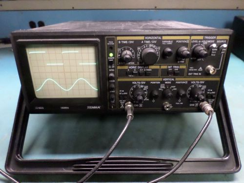 TENMA 100 MHz Dual Channel Oscilloscope 72-6025 - Tested - Works
