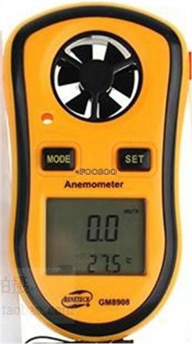 Digital anemometer weather wind speed meter gauge gm8908 air flow airflow tester for sale