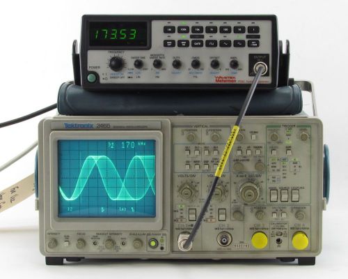 Wavetek meterman fg3c 3 mhz function generator - tested and functioning for sale