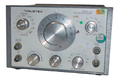 Wavetek hf vc-g generator, model 142 for sale