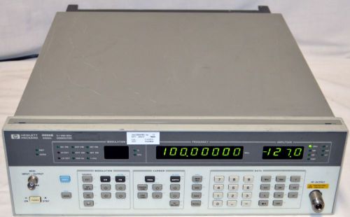 HP 8656B 990 MHz RF Signal Generator  Tested &amp; Good + WARRANTY Calibrated