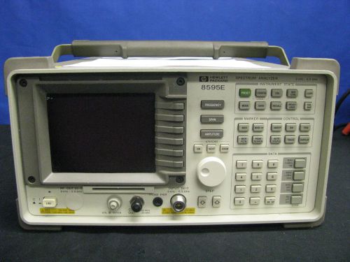 Agilent hp 8595e portable spectrum analyzer, 9 khz to 6.5 ghz, op. 041, 101, 105 for sale