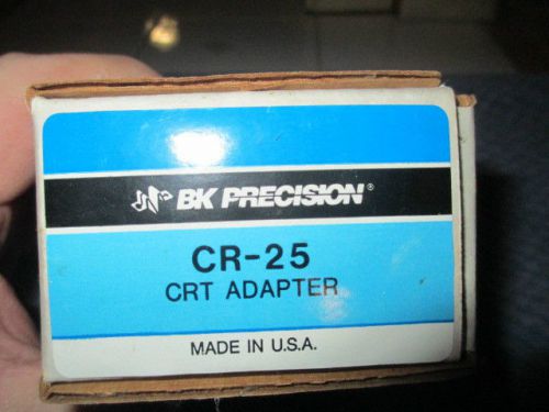 BK B&amp;K Precision CR-25 SOCKET ADAPTERS 470 480 490 CRT TESTER &#034;NOS&#034; B&amp;K