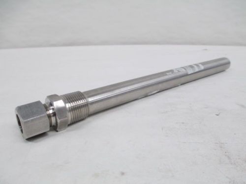 New spence engineering 99g thermowell 316ss 10-1/2in size 6 stainless d215169 for sale