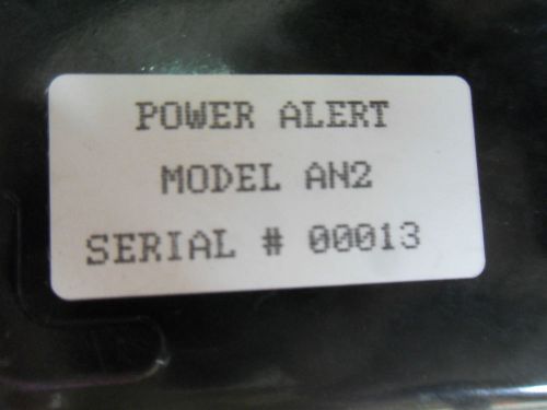 (S1-5) 1 NEW POWER ALERT AN2 BATTERY MONITOR