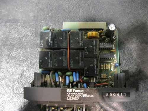 GE Fanuc  IC610MDL180A  OUTPUT MODULE RELAY 8POINT