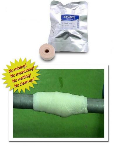 Megafix[mf-01] - pipe repair tape kit [no mixing, no waiting, no cleanup] for sale