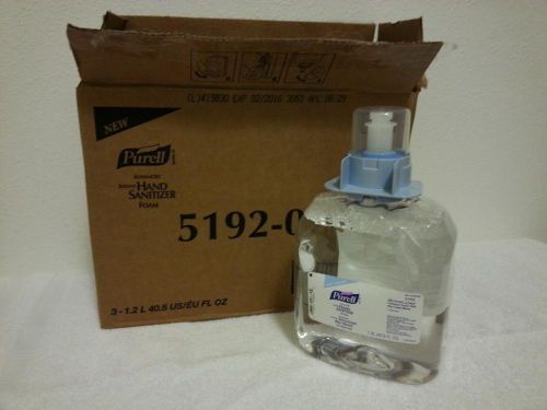 New purell 5192-03 advanced hand sanitizer foam refill 1200 ml (case of 3) 1.2l for sale