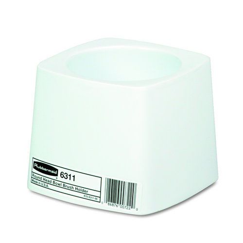 Rubbermaid Commercial RCP631100WE Holder For Toilet Bowl Brush White