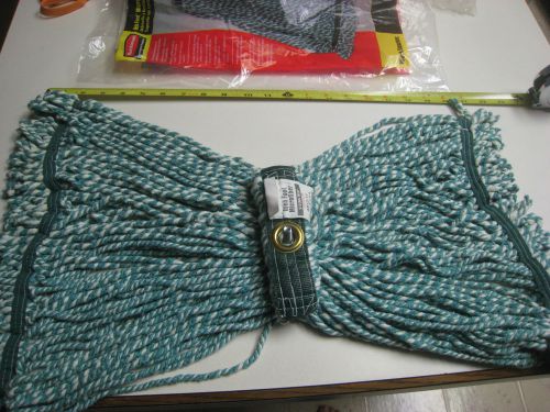 Rubbermaid  microfiber a812-11 medium web foot string  mop head  usa threaded for sale