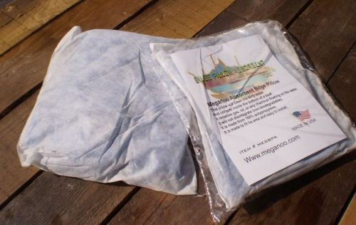 4 pillow&#039;s oil fuel spill sorbent absorbent ~ boat ~ tools absorbant 12&#034; x14&#034; for sale