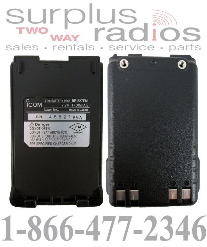 New oem icom bp227 bp-227 li-ion battery for f50 f60 f50v f60v m88 li-ion for sale
