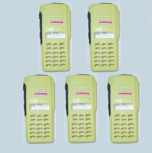 5x Yellow replacement Repair Kit Case Housing For Motorola PRO7150 radio