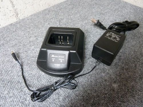 MIDLAND ACC-470 DESKTOP CHARGER WITH ACC-1411 A/C ADAPTER FREE SHIPPING INCLUDED
