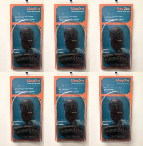 6-pack, motorola pmmn4077 remote speaker microphone bpr40 cp185 cp200 pr400 dtr for sale