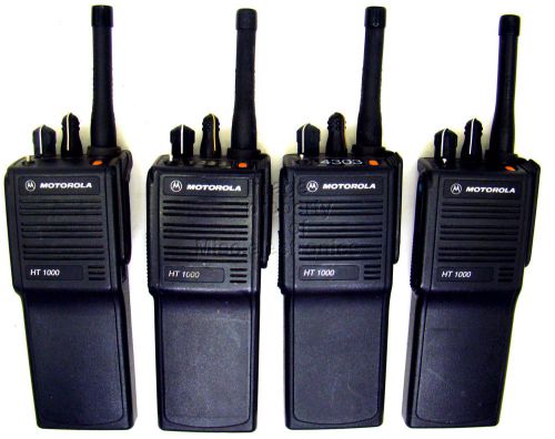 4 UHF Motorola HT1000 Radio 16 Ch 403-470MHz Narrow Band H01RDC9AA3DN RADIO ONLY