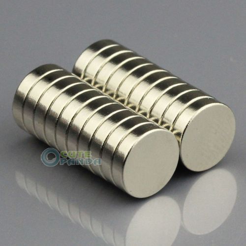 20pcs Small Disc Cylinder Neodymium Magnets 8mm x 2mm Round Rare Earth Neo N50