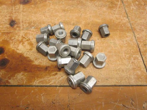 Stainless steel heavy truck 3/8 battery nuts 25ct