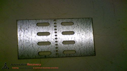 NIEDAX 6&#034; STEEL PLATE WITH 8 SLOTS AND 12 HOLES 6&#034; X 4&#034;
