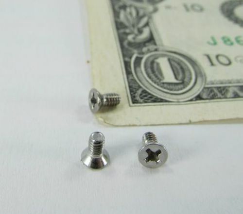 Lot 300 tiny #2-56 stainless steel screws phillips flat head #2 x 3/16&#034; hardware for sale