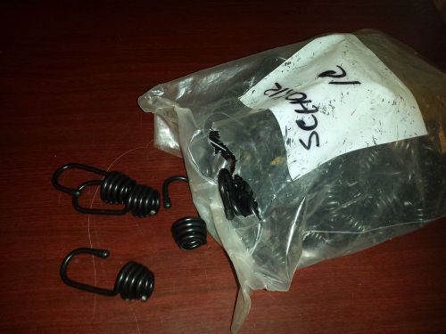 Bungee metal spring hooks over 100 heavy duty shock cord 3&#034; long for sale