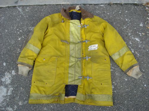 44x33 jacket coat firefighter turnout bunker gear body guard by lion.......j56 for sale