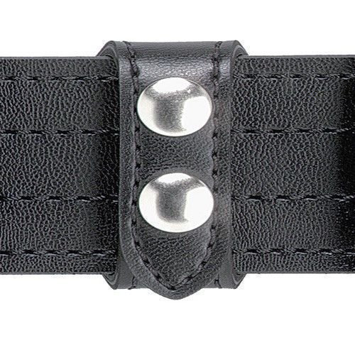 Safariland 63 slotted belt keepers (5) plain black hidden snap duty accessories for sale