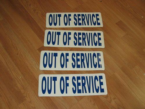2 pair out of service magnetics truck ems fire ambulance tow truck 18 wheeler for sale