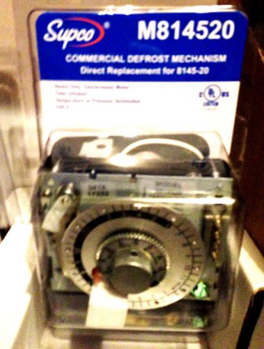 Supco m814520 commercial defrost timer only no box (replaces paragon 8145-20) for sale