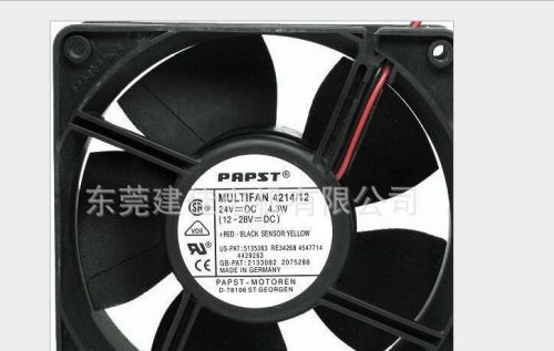 ORIGIANL PAPST 4214/12 DC cooling fan 24v 0.18(A) good condition